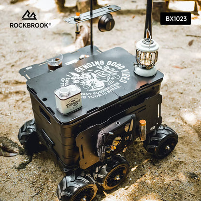 ロックブルック 50Lブラックアルミワゴンボックス Rockbrook 50L BLACK Aluminium Wagon Box KARGO SUPERPLAY BX1023