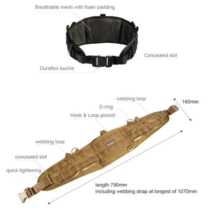 Magforce（マグフォース） IMBS Nomad Belt ノマド ベルト ウエストパッド MOLLE対応（MF-A7863）