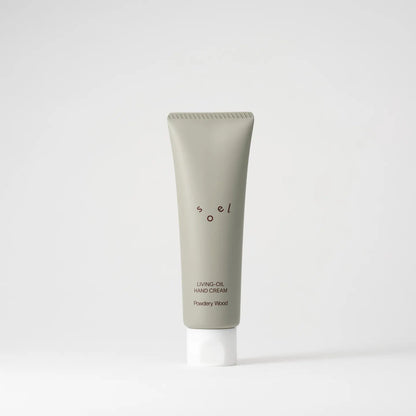 soel ソエル LIVING-OIL ハンドクリーム Powdery Wood パウダリーウッド 50g ハンドクリーム