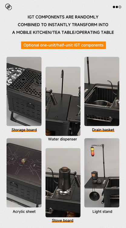 Rockbrook BX1027 PARK 60L アルミテーブルボックス