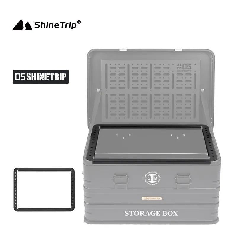 山趣（やましゅみ） SHINETRIP シャイントリップ #05 Series コーヒーボックス用 IGTフレーム Large（A487-M00）IGT Frame for Large Aluminum Case