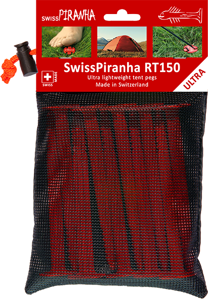 SwissPiranha（スイスピラニア）RedTrout（レッドトラウト）RTシリーズ 超軽量テントペグ