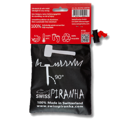 SwissPiranha（スイスピラニア）RedTrout（レッドトラウト）RTシリーズ 超軽量テントペグ