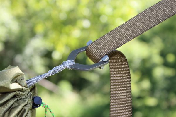 Dutchware Gear（ダッチウェアギア） Titanium Cinch Buckle チタン製ハンモックサスペンションバックル MUS062