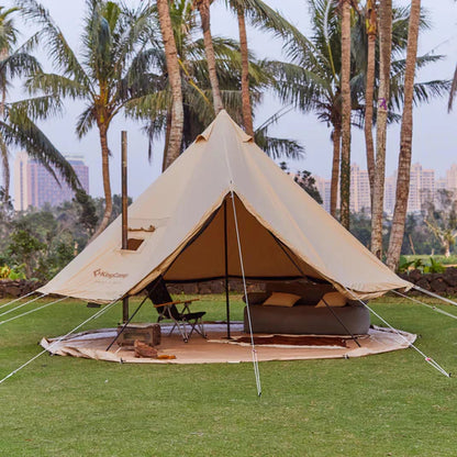 【KingCamp｜キングキャンプ】KHAN C 400／500｜大型ポリコットン ベルテント オールシーズン対応