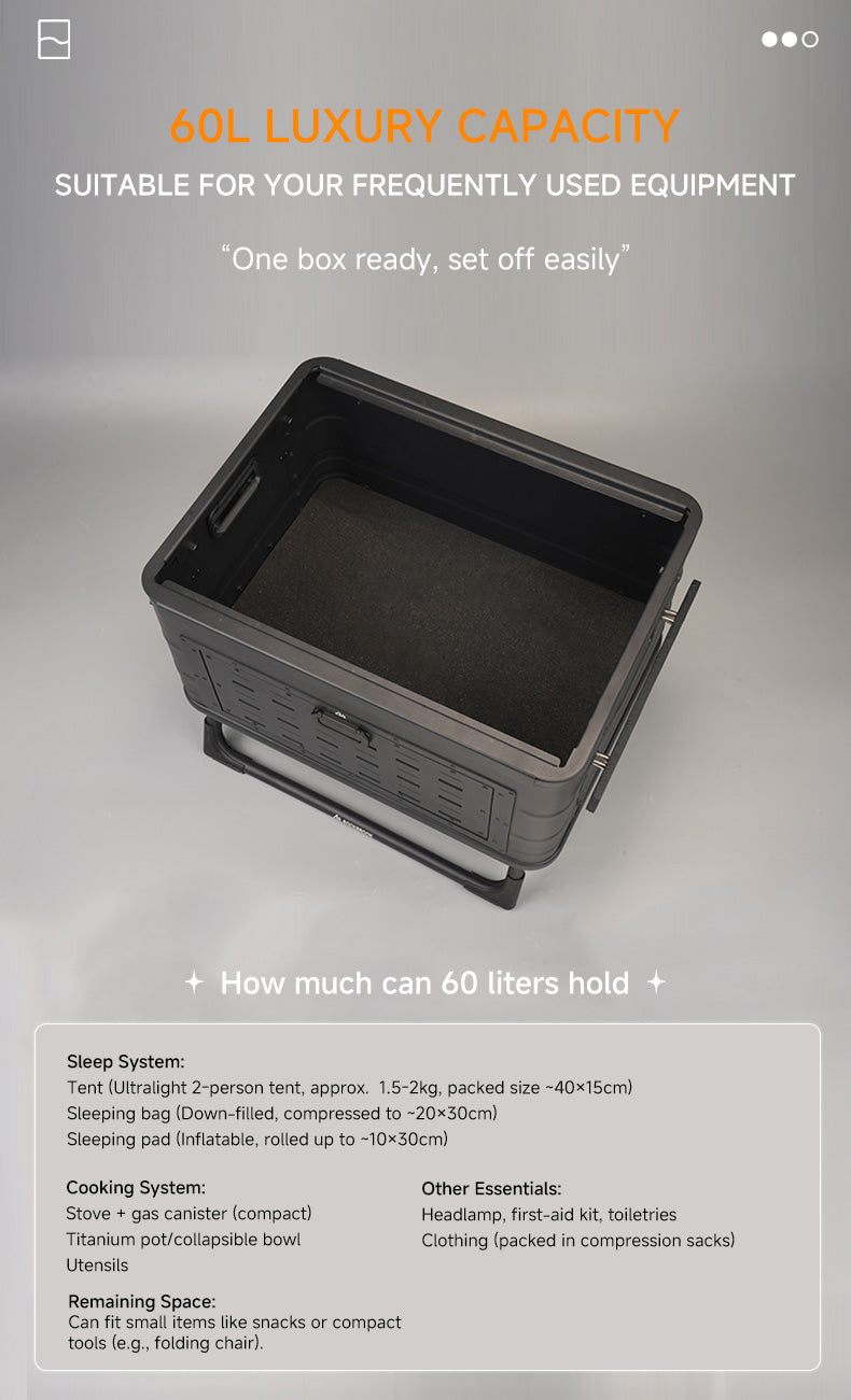 Rockbrook BX1027 PARK 60L アルミテーブルボックス