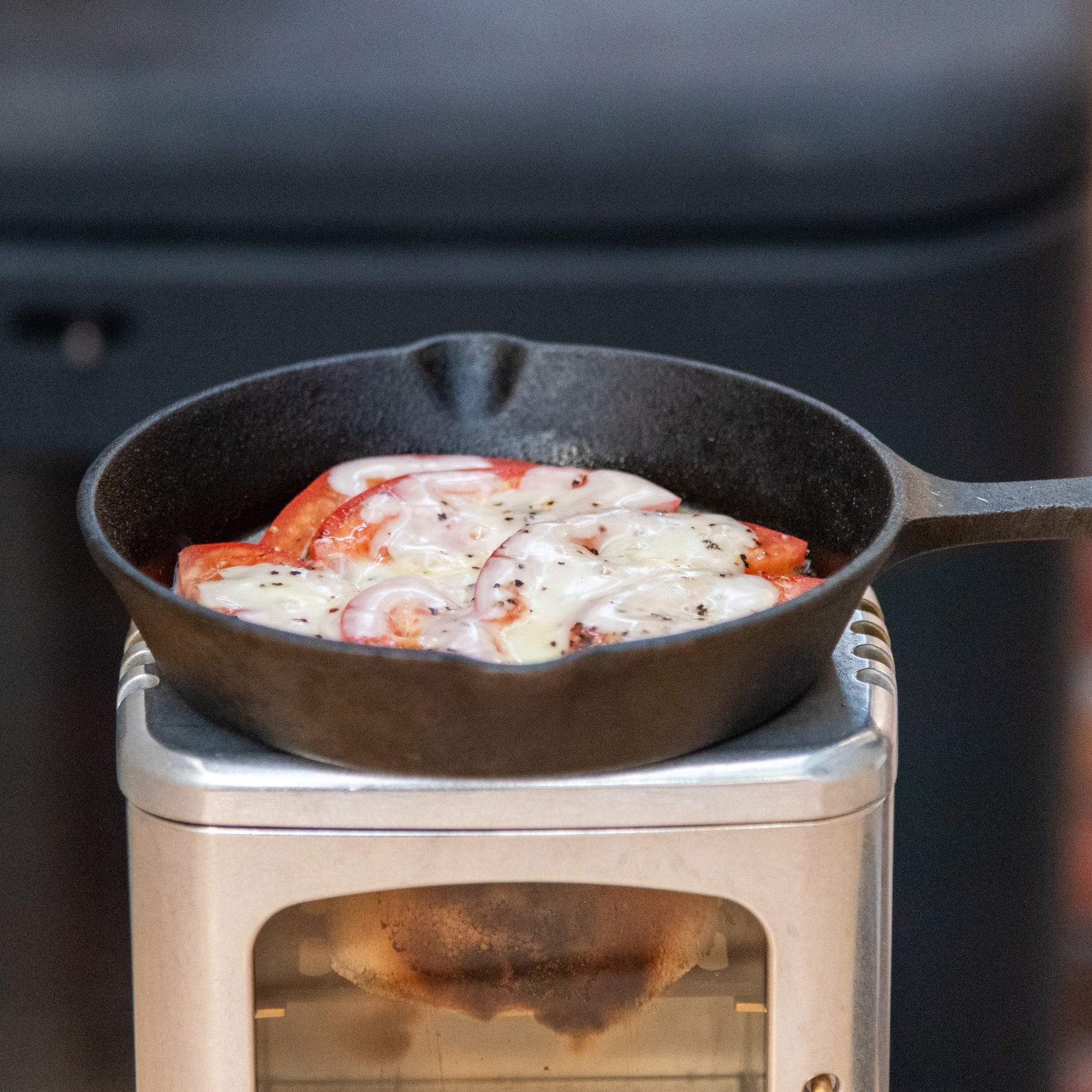 mokumoku|ちいさなまきストーブコンロ|本格調理もできる癒しのミニ薪 - Main Image