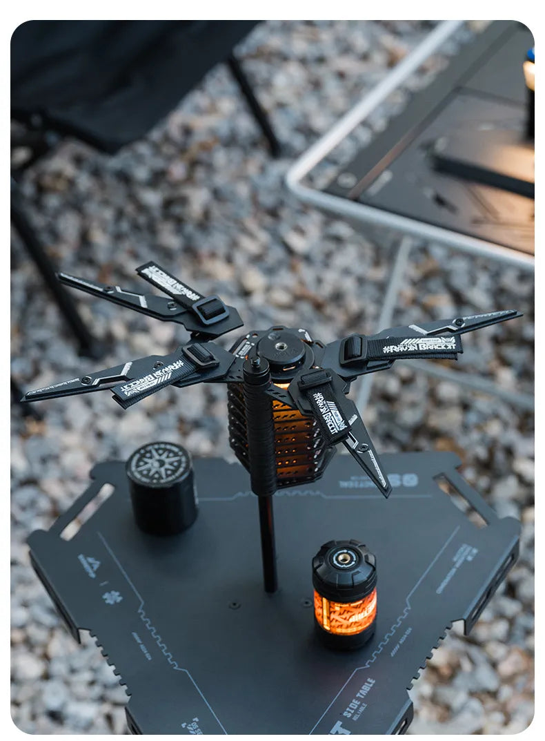 山趣（ShineTrip） ST-05シリーズ ディープウィング メカ ライトアレイ（ライトスタンド／収納ボード）A552-H01 ブラック