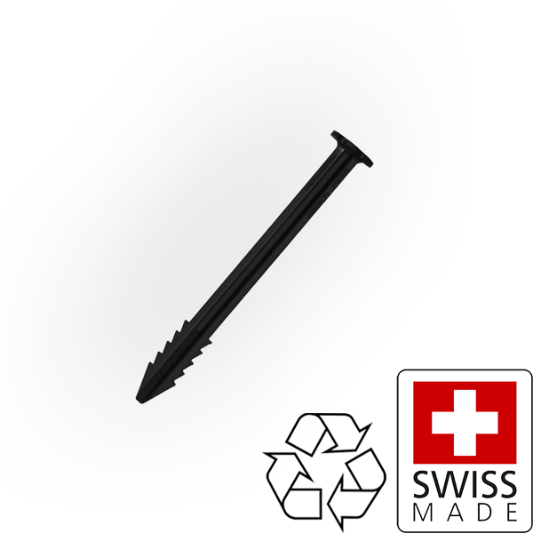 SwissPiranha（スイスピラニア）BlackFisk（ブラックフィスク）BFシリーズ 100%リサイクル素材 超軽量テントペグ
