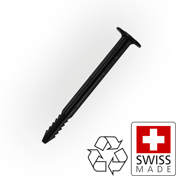 SwissPiranha（スイスピラニア）BlackFisk（ブラックフィスク）BFシリーズ 100%リサイクル素材 超軽量テントペグ