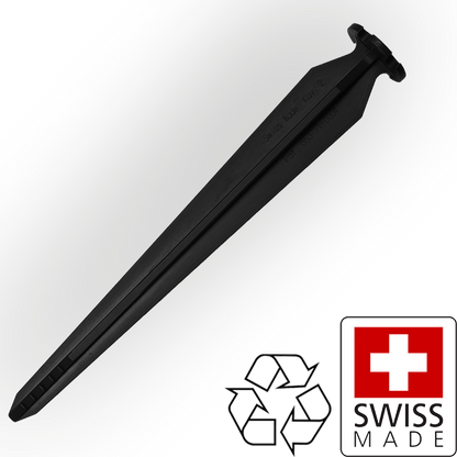 SwissPiranha（スイスピラニア）BlackFisk（ブラックフィスク）BFシリーズ 100%リサイクル素材 超軽量テントペグ