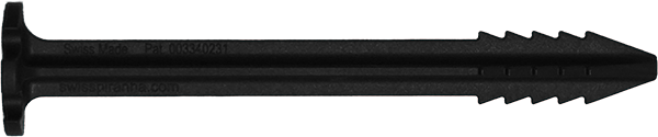 SwissPiranha（スイスピラニア）BlackFisk（ブラックフィスク）BFシリーズ 100%リサイクル素材 超軽量テントペグ