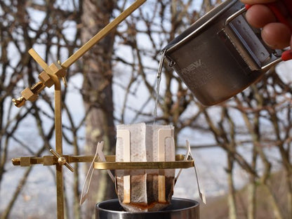 KALUGII カルギイ Driclip／ドリクリップ2nd-Tアルミケース付【純チタン製】コーヒードリップ 注ぎ口