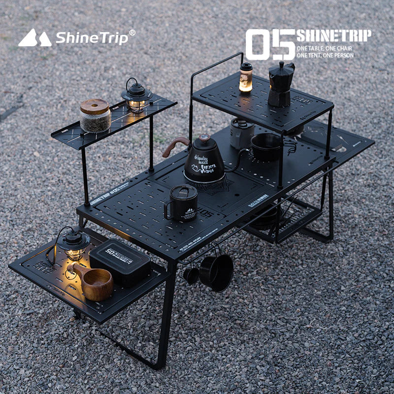 ShineTrip(山趣)#05 Series Black Mist IGT Camping Table|ブラック ShineTrip(山趣)#05 Series Black Mist IGT Camping Table|ブラック