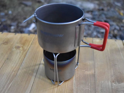 KALUGII カルギイ チタン五徳 TG-3P【純チタン製】超軽量 アルコールストーブ用