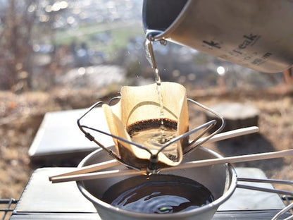 KALUGII カルギイ ユーエル クイックフォールド コーヒードリッパー（チタン） 「ケース付き」 U.L. QuickFold Dripper（Titanium）