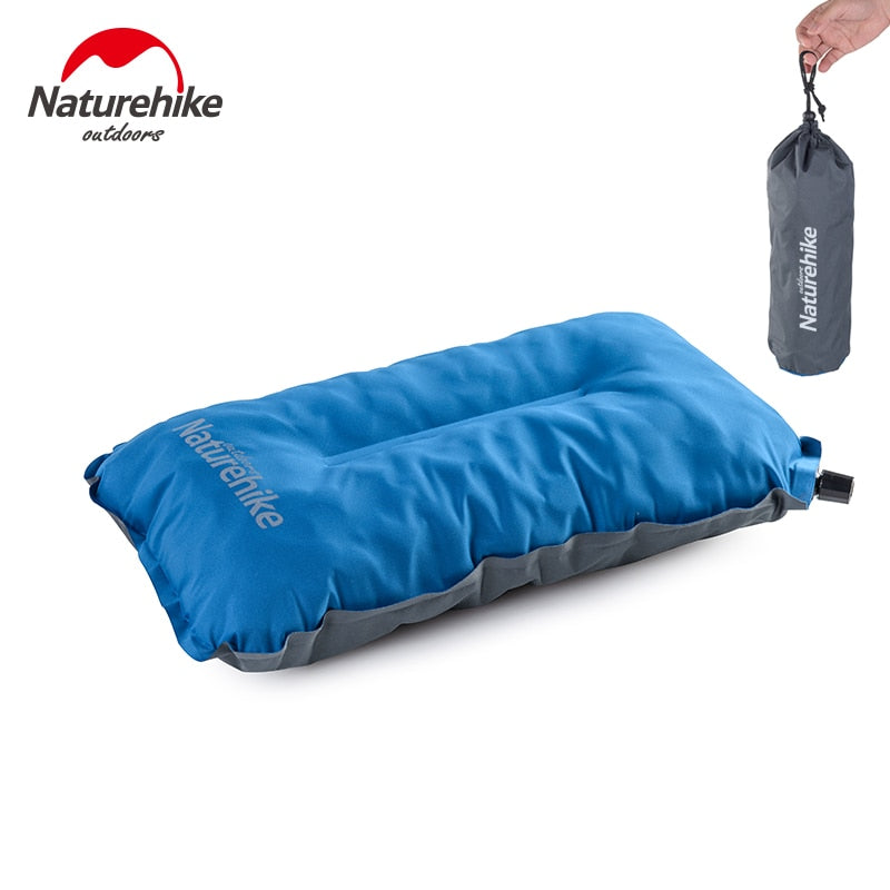 Naturehike 自動膨張式ピロー｜超軽量コンパクト・折りたたみ可能・アウトドアキャンプ用