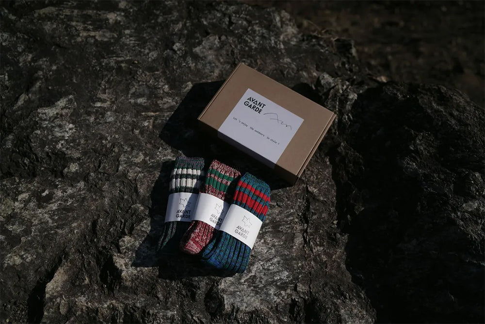 AVANT GARDE Avant-garde socks cotton line socks set