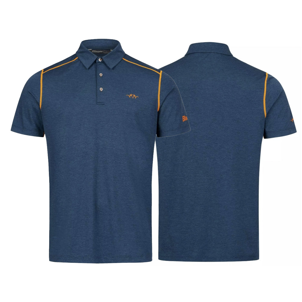 Blaser Polo Shirt 23 BLUE Competition Shooting Blaser COMPETITION Men's Polo Shirt 23