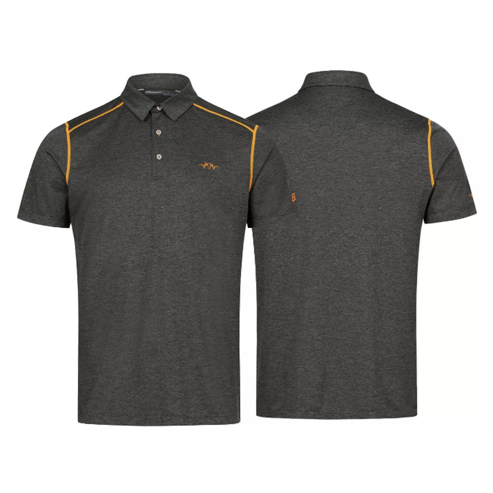 Blaser Polo Shirt 23 DARK-GREY Competitive Shooting Blaser COMPETITION Men's Polo Shirt 23