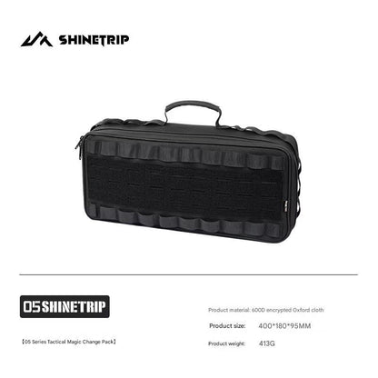 山趣（ShineTrip／やましゅみ）ST-05 タクティカルマジックチェンジバッグ｜モジュール交換式ギア収納バッグ（本体＋3モジュール）