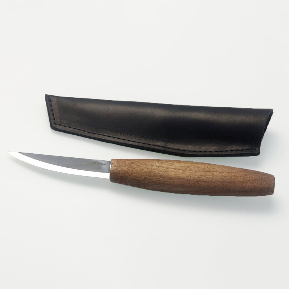 ビーバークラフト ホイットリングスロイドナイフ ウォールナットハンドル Beaver Craft Whittling Sloyd Knife with Walnut Handle