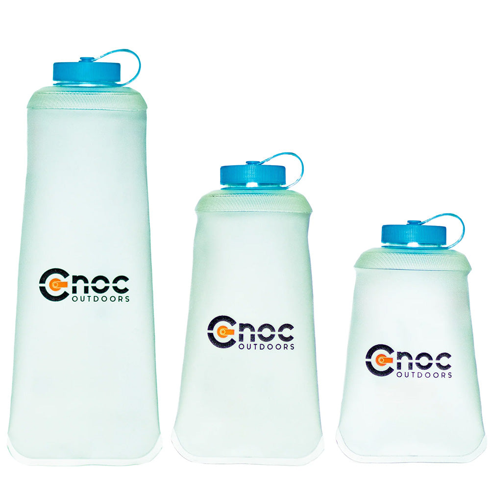 CNOC 戶外 Hydriam 折疊水壺 42mm 口徑 350ml 500ml 750ml 藍橙 CNOC 戶外 Hydriam 折疊水壺