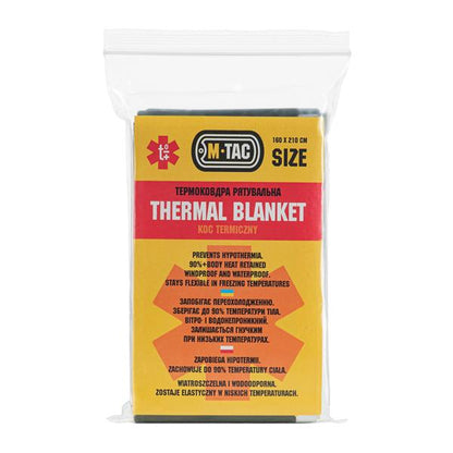 M-TAC（エムタック） Thermal Blanket 5枚セット サーマルブランケット レスキューシート（CYM23005050）