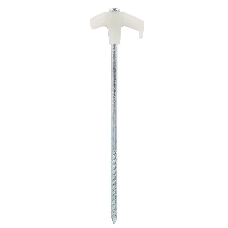 蓄光ペグ 25cm｜夜間安全・高強度ステンレス製アウトドアテント用ペグ