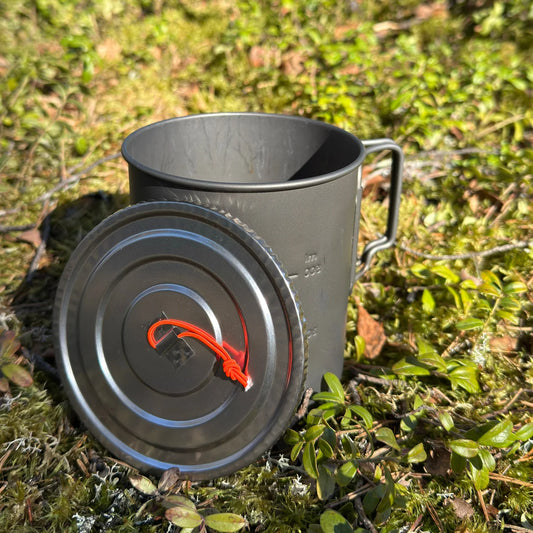 UltimaPeak（ウルティマピーク）FeatherLid™ 95mm（フェザーリッド）超軽量チタン製クッカーリッド 4.7g