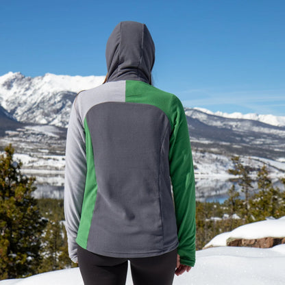 SkyGOAT（スカイゴート）CAMP Hoodie レディース｜GOATgrid マイクログリッドフリース フーディー