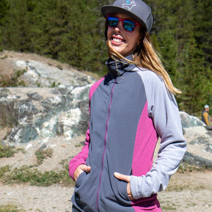 SkyGOAT（スカイゴート）CAMP Jacket レディース｜GOATgrid マイクログリッドフリース フルジップジャケット フードなし