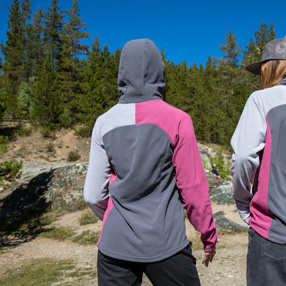 SkyGOAT（スカイゴート）CAMP Hooded Jacket レディース｜GOATgrid マイクログリッドフリース フルジップジャケット