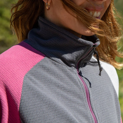 SkyGOAT（スカイゴート）CAMP Jacket レディース｜GOATgrid マイクログリッドフリース フルジップジャケット フードなし