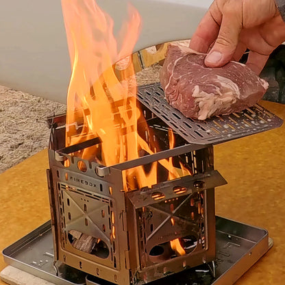 FIREBOX（ファイヤーボックス） Freestyle HEX-Stove Kit フリースタイル ヘックスストーブ キット ステンレス / チタン（FB-HEXS / FB-HEXT）