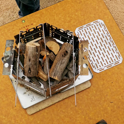 FIREBOX（ファイヤーボックス） Freestyle HEX-Stove Kit フリースタイル ヘックスストーブ キット ステンレス / チタン（FB-HEXS / FB-HEXT）