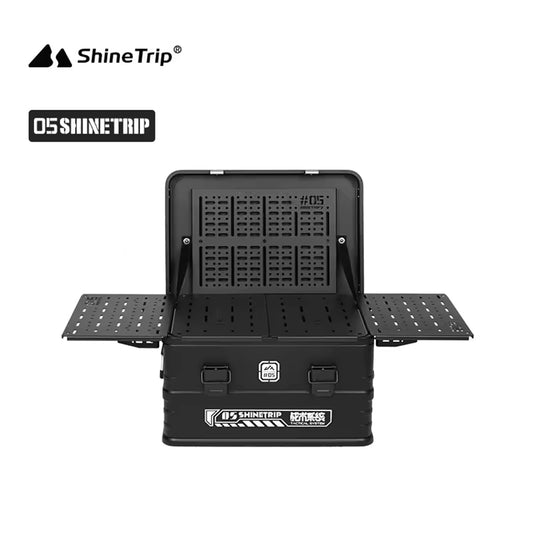 山趣（やましゅみ） SHINETRIP シャイントリップ #05 Series Tactical Aluminum Box Black（Leading Model-set） Medium / Large（A422-Z23 / A422-Z12）タクティカルアルミケースセット