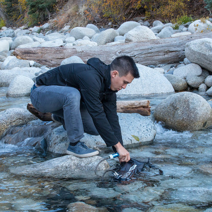 ハイドロブルー ゴーフロー グラビティバッグ 10L ヴァーサフロー フィルター セット 軽量 浄水 HYDROBLU Go Flow Water Gravity Bag with Versa Flow Water Filter HB-VF-GF-01