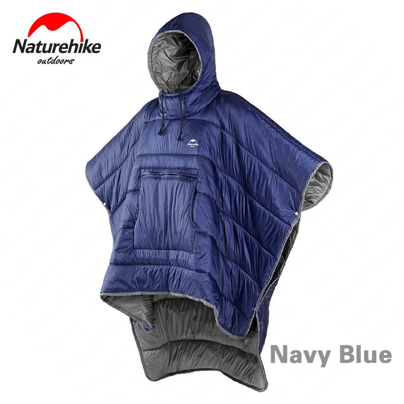 Naturehike レイジースリーピングバッグ｜クロークスタイル・着る寝袋・防水アウトドアポンチョ