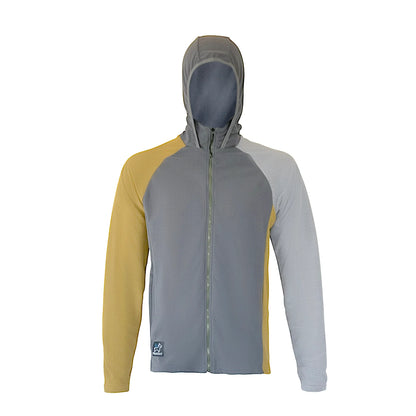 SkyGOAT（スカイゴート）CAMP Hooded Jacket メンズ｜GOATgrid マイクログリッドフリース フルジップジャケット