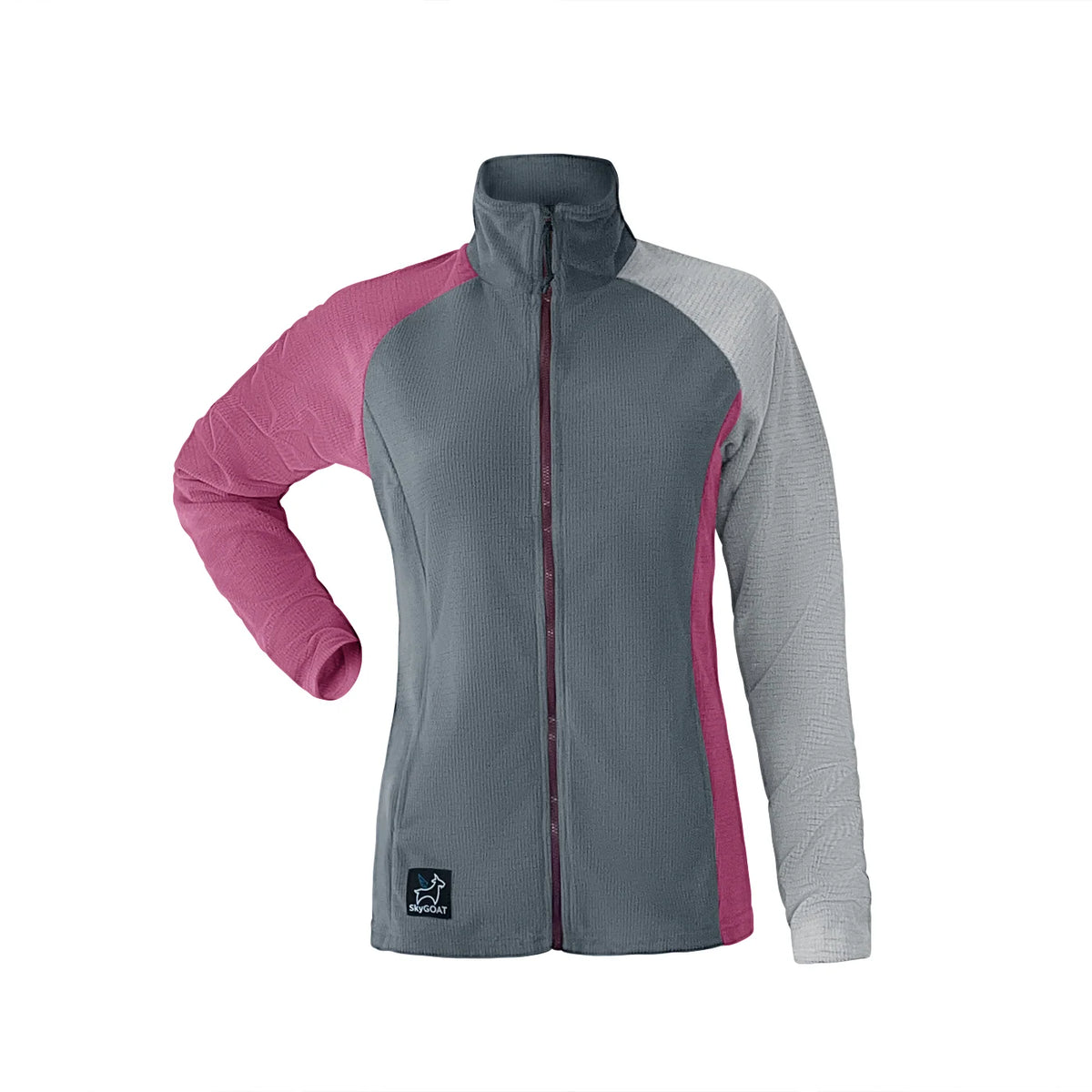 SkyGOAT（スカイゴート）CAMP Jacket レディース｜GOATgrid マイクログリッドフリース フルジップジャケット フードなし