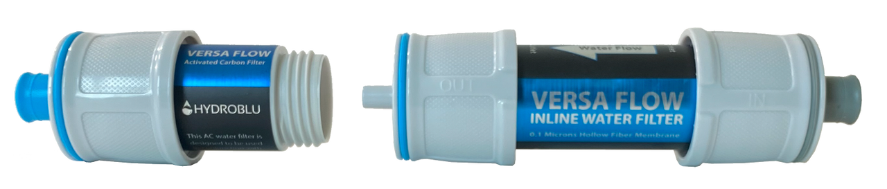 ハイドロブルー ヴァーサフロー カーボンフィルター セット 軽量 水フィルター 浄水 HYDROBLU VersaFlow with Activated Carbon Filter HB-VF-06