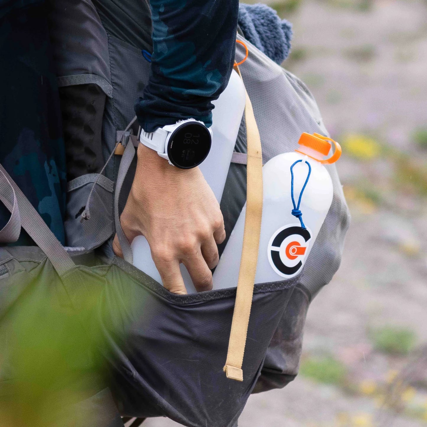 CNOC Outdoors（クノック） ThruBottle 1L スルーボトル｜28mmフィルター対応 超軽量ウォーターボトル