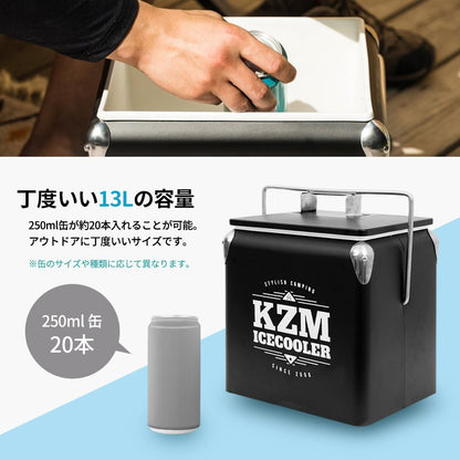 KZM Black Cube 冰櫃 13L 冷藏箱 小冰袋 Kazumi 戶外 KZM OUTDOOR BLACK CUBE ICECOOLER 13L