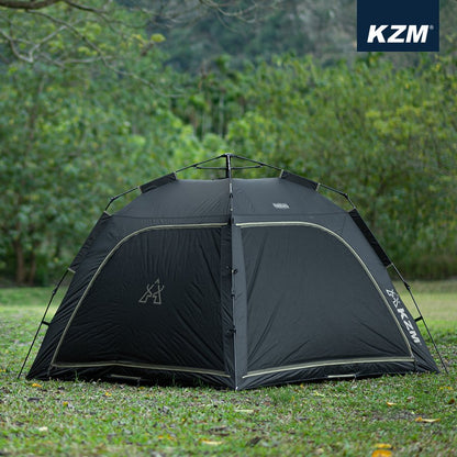 KZM Panorama Auto Shade Tent, Sunshade, For 1-2 People, One-Touch Tent, Fully Closed, UV Protection, Kazumi, Outdoor, KZM OUTDOOR PANORAMA AUTO SHADE TENT