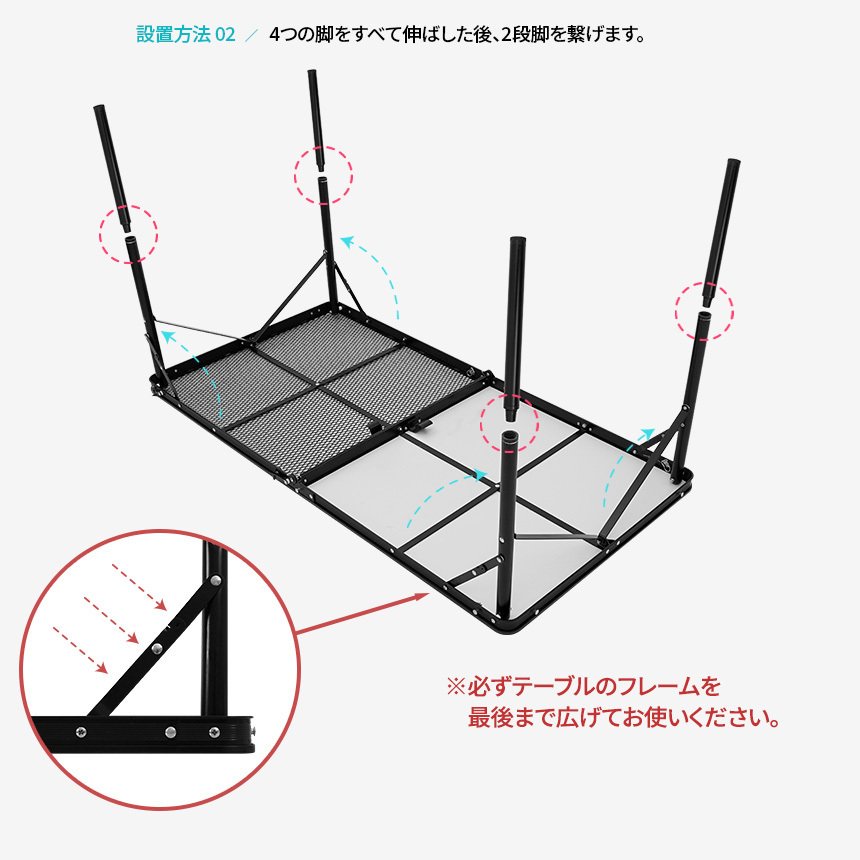 KZM 鐵網櫃雙折桌櫃折疊露營桌 KZM 戶外聯合鐵網櫃 2 折疊櫃桌