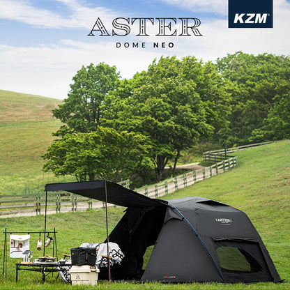 KZM OUTDOOR ASTER DOME NEO 3-4 人圓頂帳篷全封閉 Kazumi Outdoor KZM OUTDOOR ASTER DOME NEO