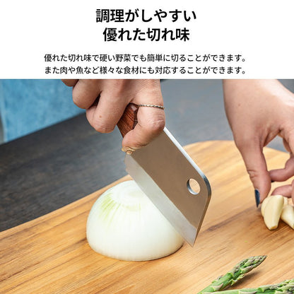 KZM Pocket Cleaver Camping Cooking Knife Kitchen Knife Cooking Utensils Cooking Tools Kazumi Outdoor KZM OUTDOOR POCKET CLEAVER