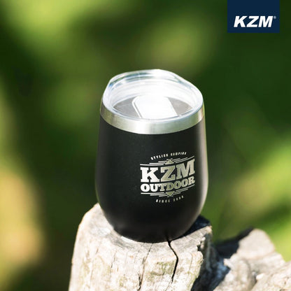 KZM Egg Tumbler Set of 2 Stainless Steel Tumbler Cup Glass Vacuum Insulated 350ml Kazumi Outdoor KZM OUTDOOR EGG TUMBLER 2P