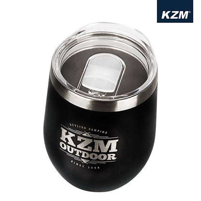 KZM Egg Tumbler Set of 2 Stainless Steel Tumbler Cup Glass Vacuum Insulated 350ml Kazumi Outdoor KZM OUTDOOR EGG TUMBLER 2P